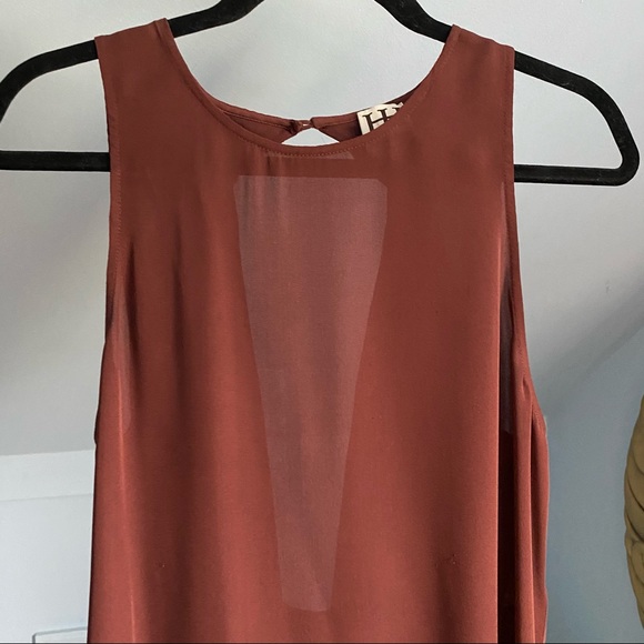 Haute Hippie Silk Drape Back Tank - Picture 15 of 16